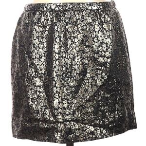 🍀5/$25🍀 J. Crew silk‎ glam skirt sparkly size 2